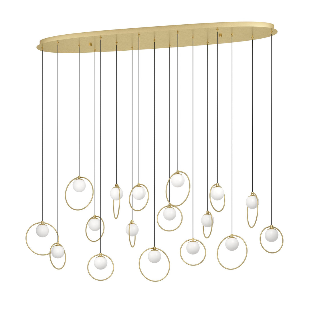 PORTOCOLOM 17 lights Oblong pendant light