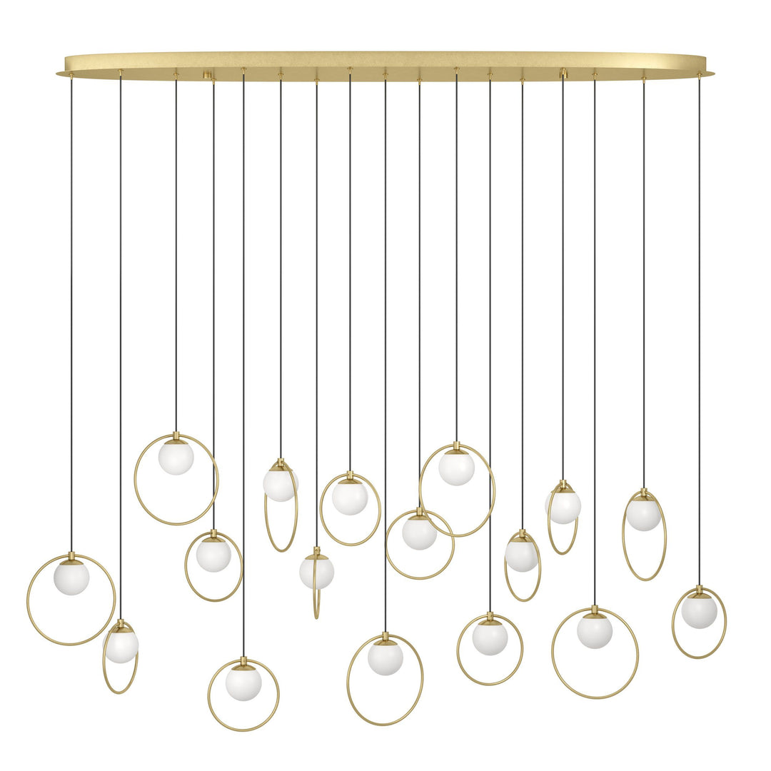 PORTOCOLOM 17 lights Oblong pendant light