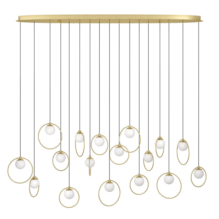 PORTOCOLOM 17 lights Oblong pendant light