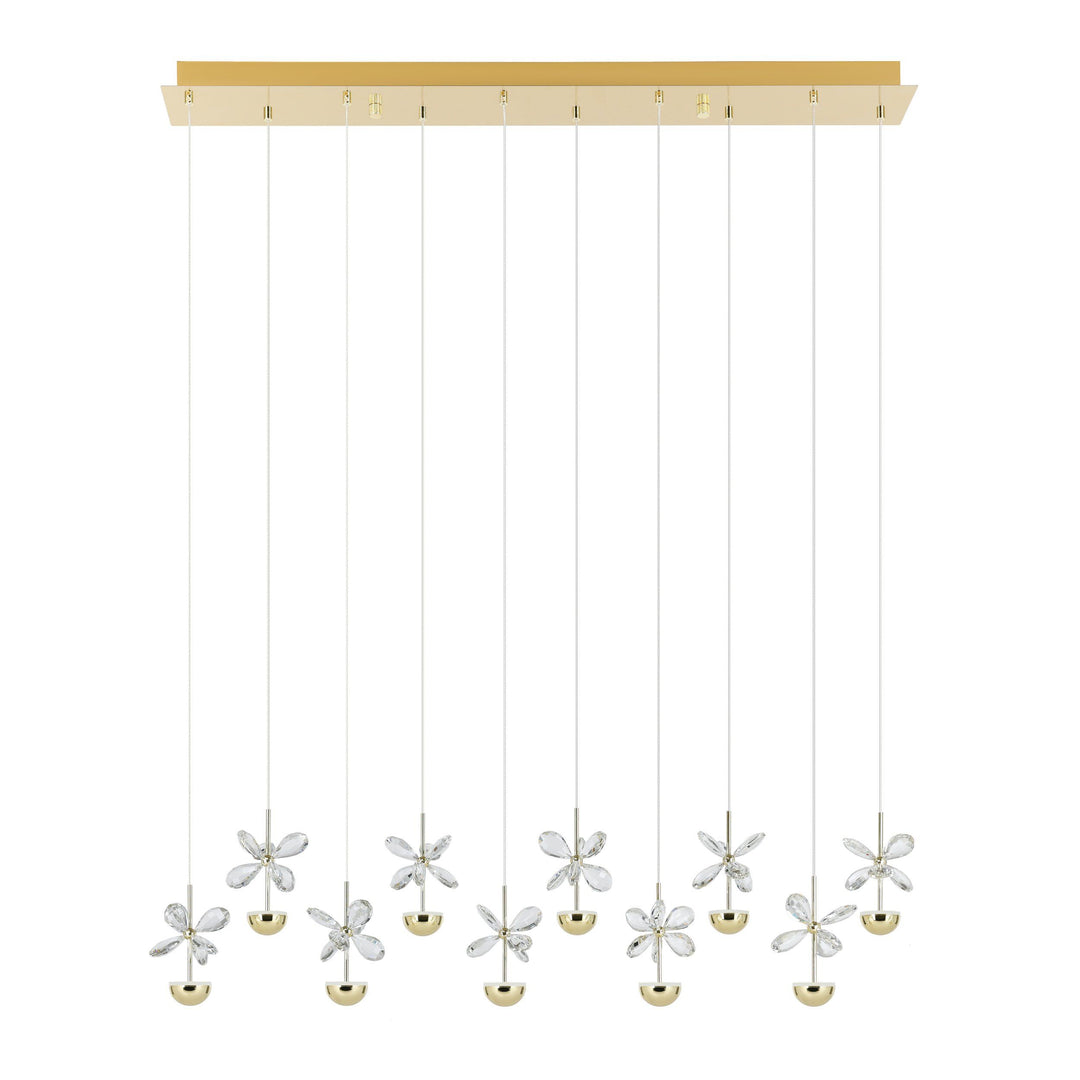 PIANOPOLI 3 10 lights bar pendant Pendant