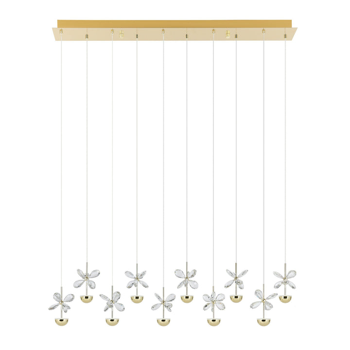 PIANOPOLI 3 10 lights bar pendant Pendant