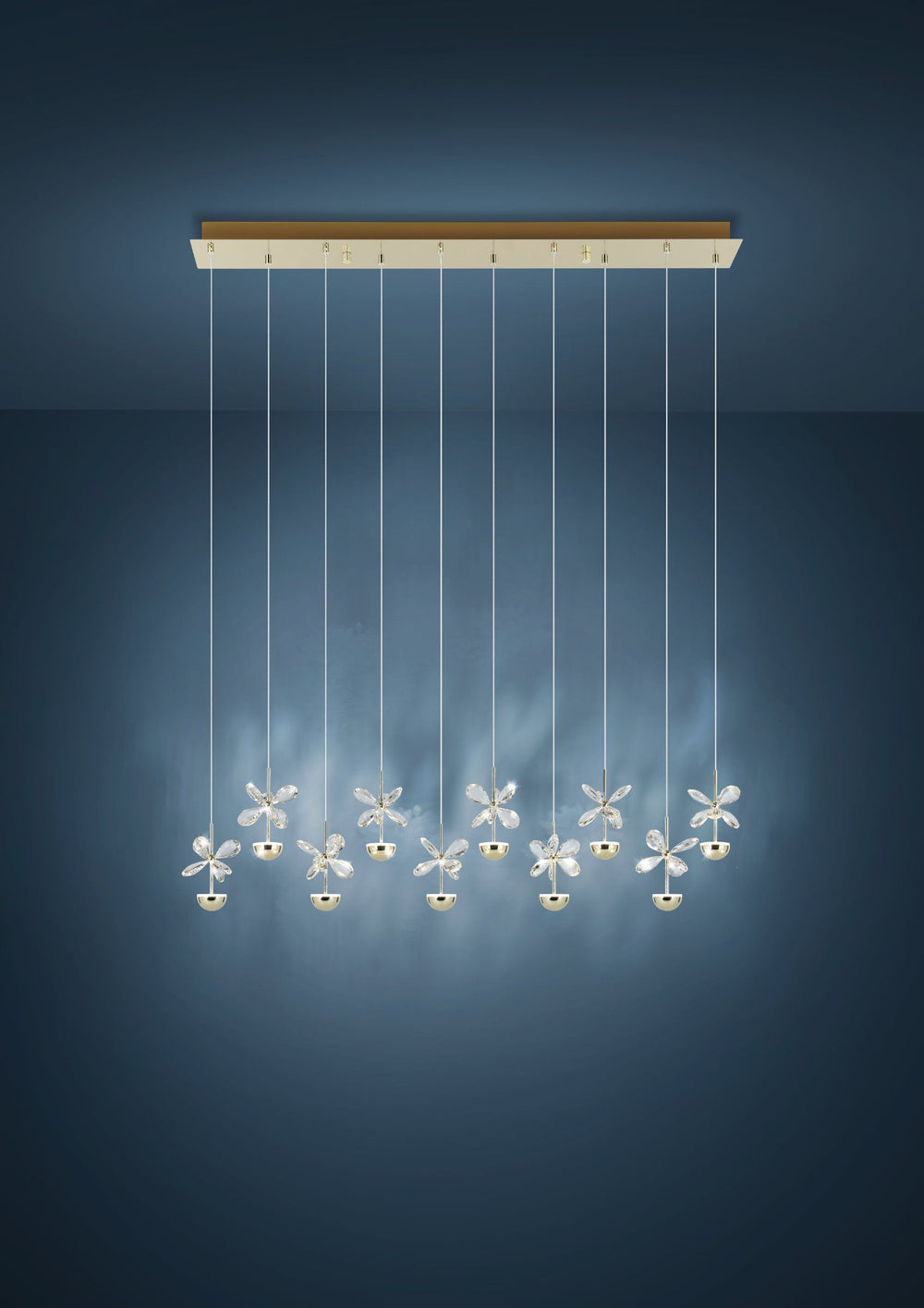 PIANOPOLI 3 10 lights bar pendant Pendant