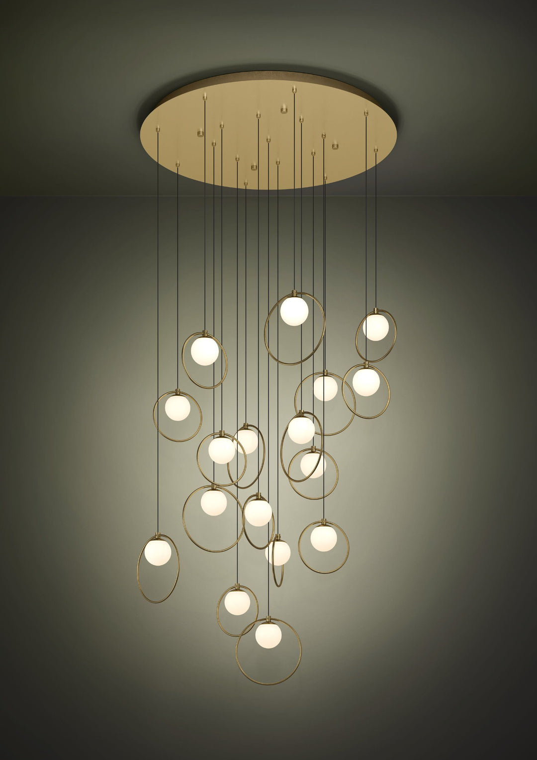 PORTOCOLOM 17 lights Round pendant light