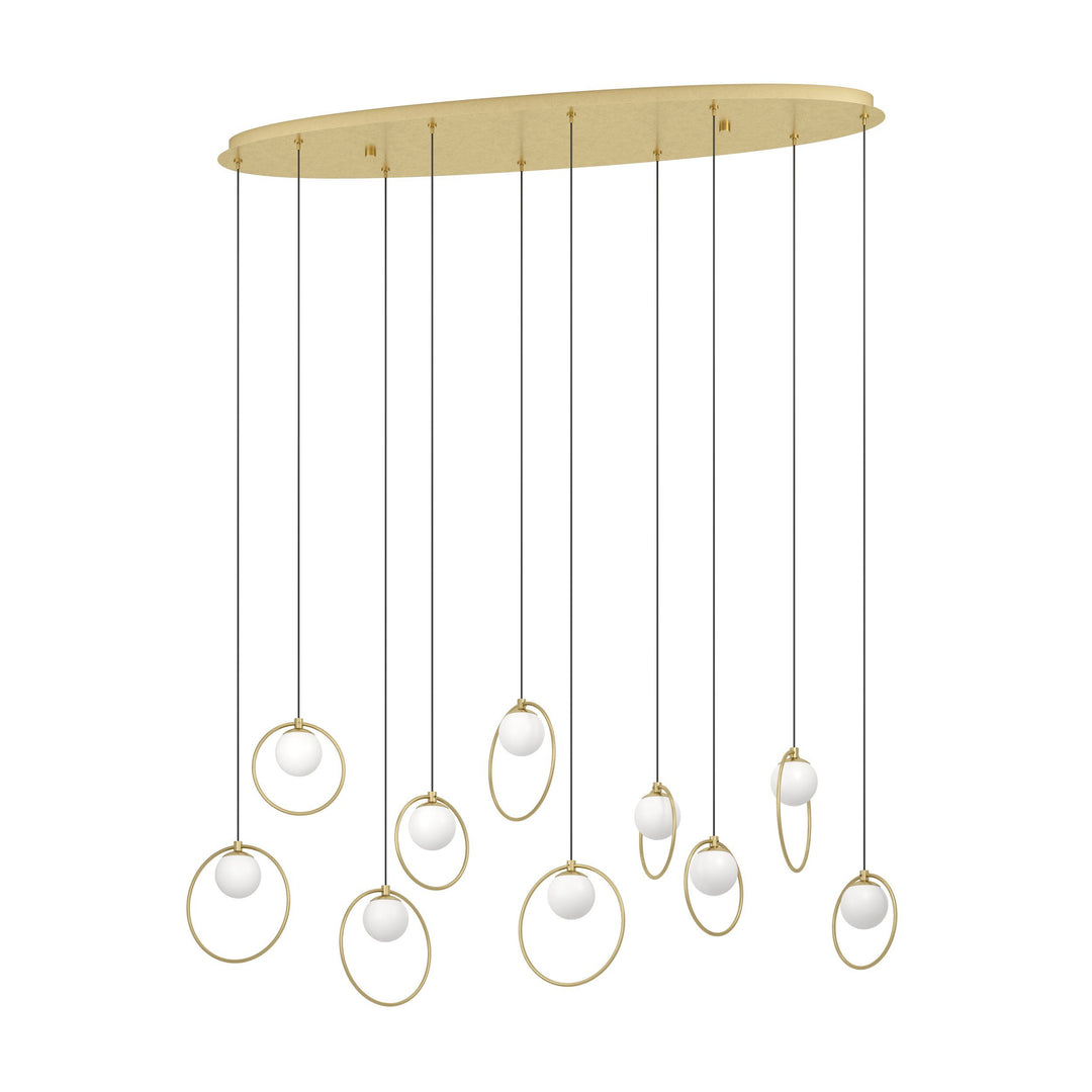 PORTOCOLOM 10 lights pendant light oblong/round