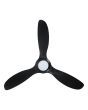 EGLO KURRAWA 60 DC ceiling fan with LED light MATTE BLACK