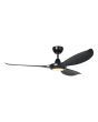 EGLO KURRAWA 60 DC ceiling fan with LED light MATTE BLACK