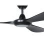 EGLO KURRAWA 72 DC ceiling fan with LED light MATTE BLACK