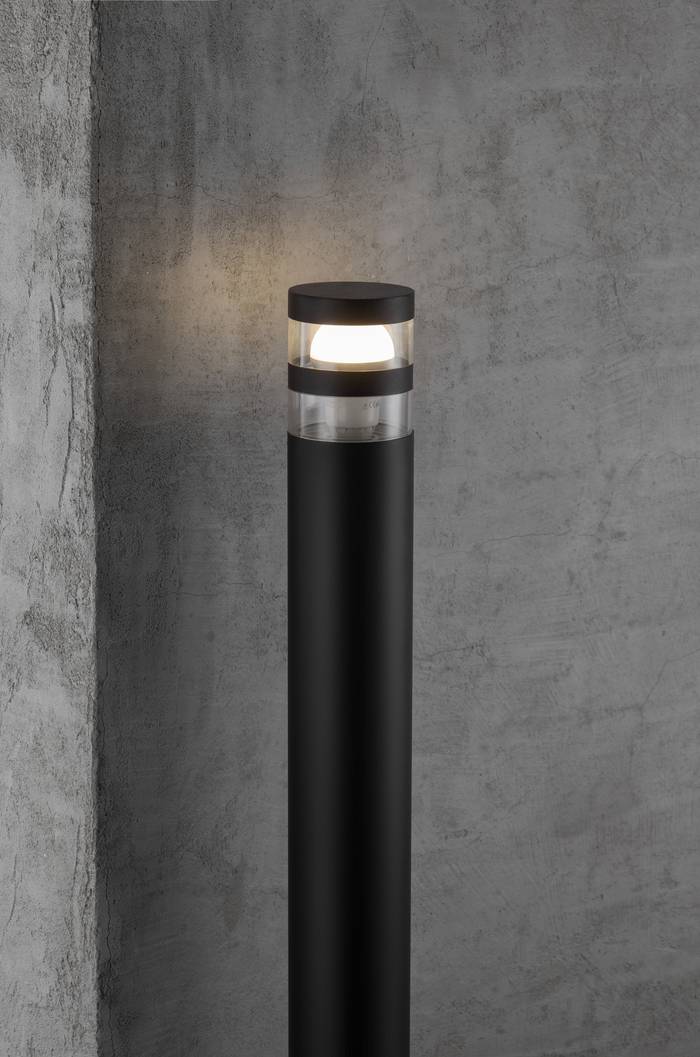 Birk Garden light Black Bollard light
