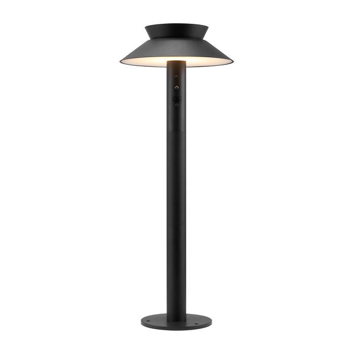 Justina Garden | Solar Light Black Solar Wall Light