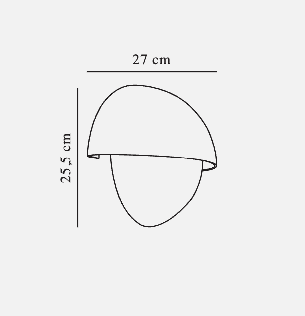 Scorpius Maxi Round Wall light Black WALL LIGHT