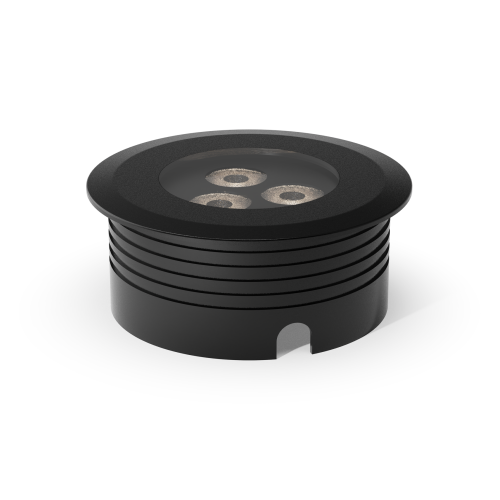 LumenaPro AQL-158 Recessed Uplight Black INGROUND LIGHT