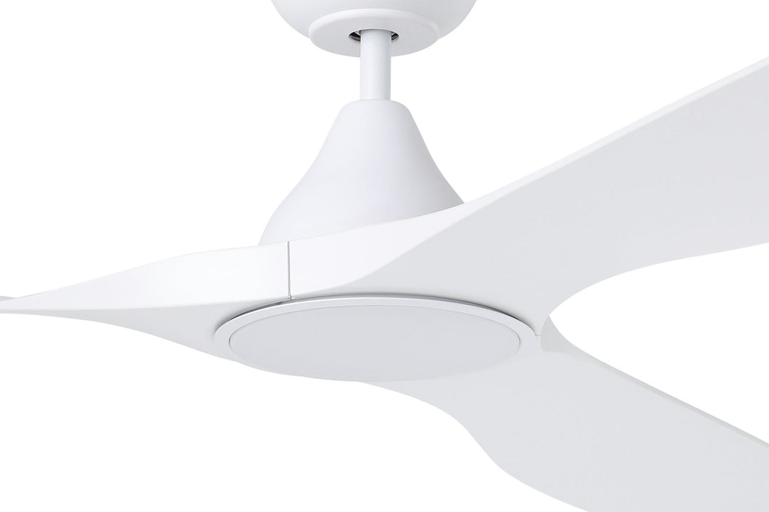 SURF 72 ceiling fan with LED light Black/White Celling Fan
