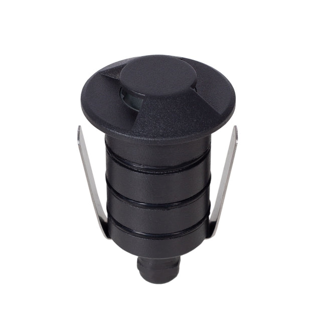 Aluminium Black Mini Inground/Recessed Light 2 way -PRL1200BK