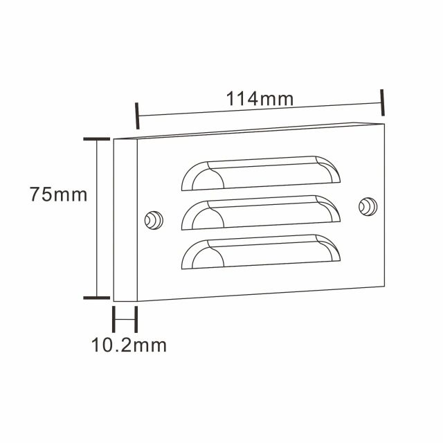 Surface Mount Step/Wall Light PI-SLC2110WB