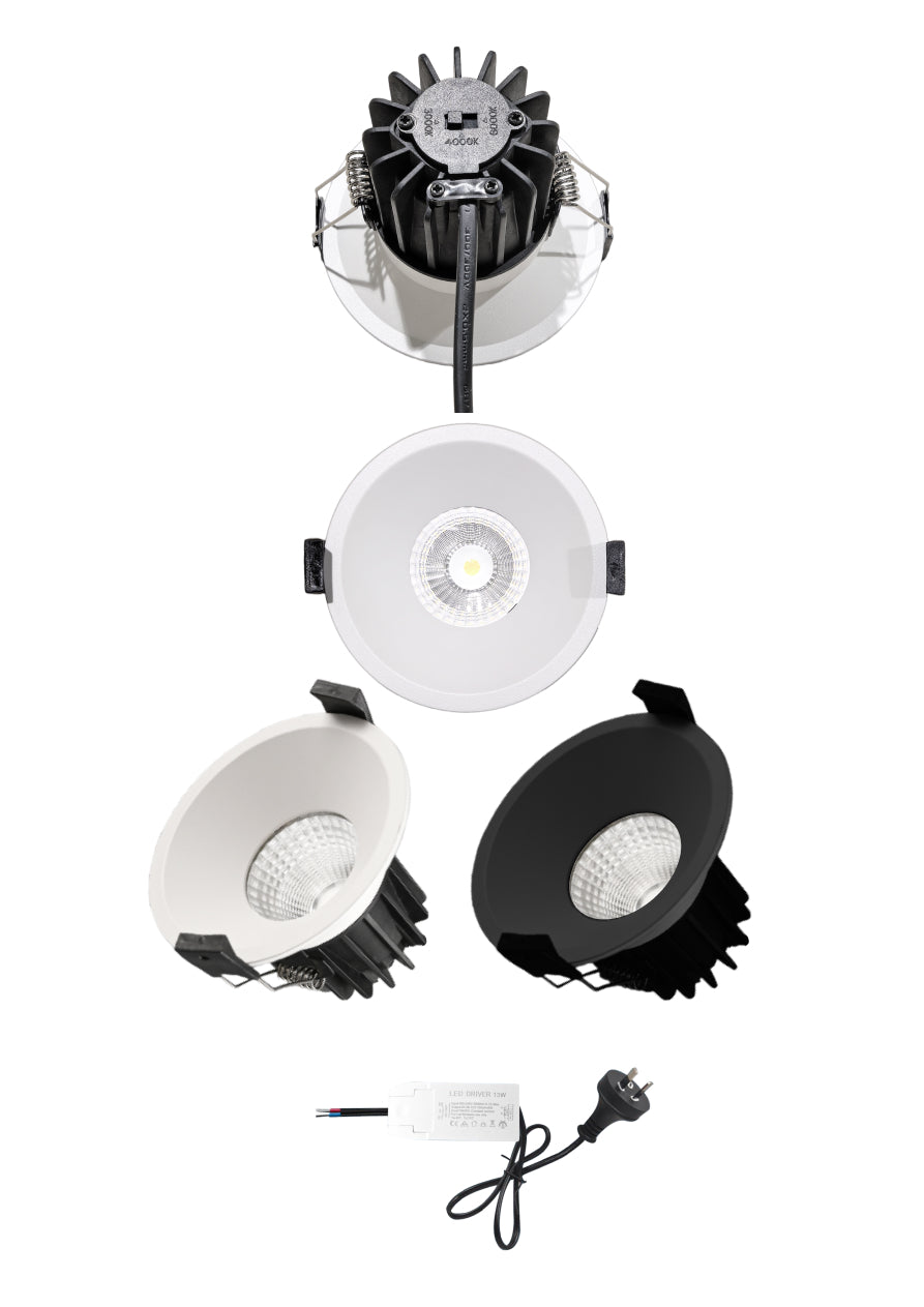 Aokstar LED COB 13W dimmable Downlight, Flicker Free Downlight