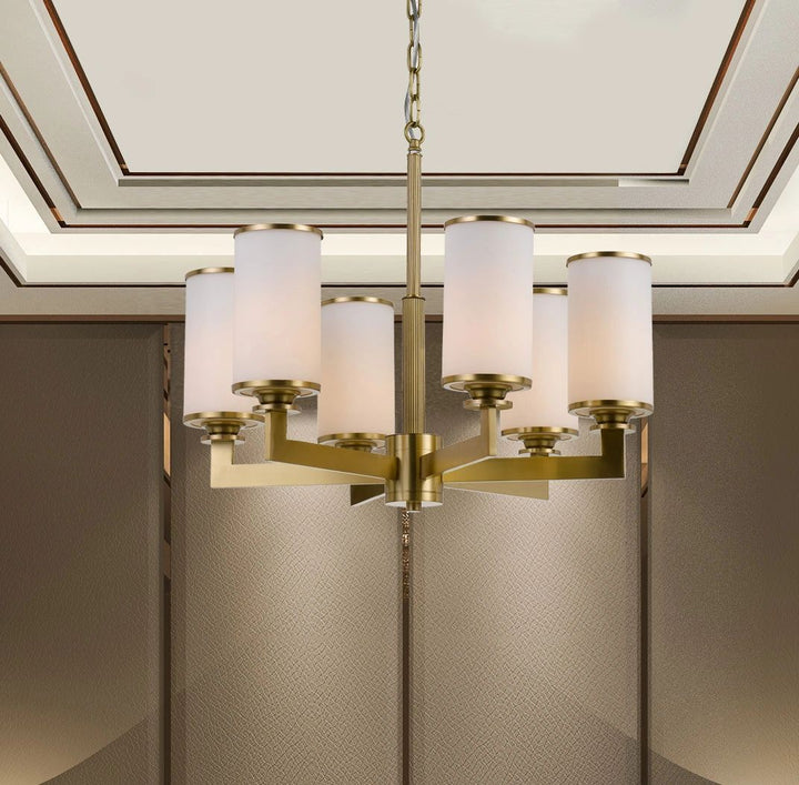 TELBIX AHERN 6 LIGHTS PENDANT SOLID BRASS