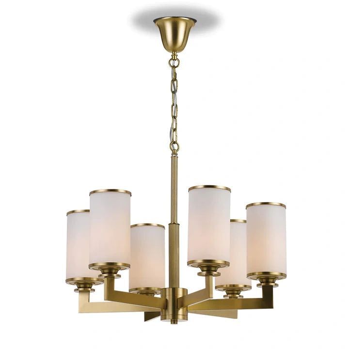 TELBIX AHERN 6 LIGHTS PENDANT SOLID BRASS