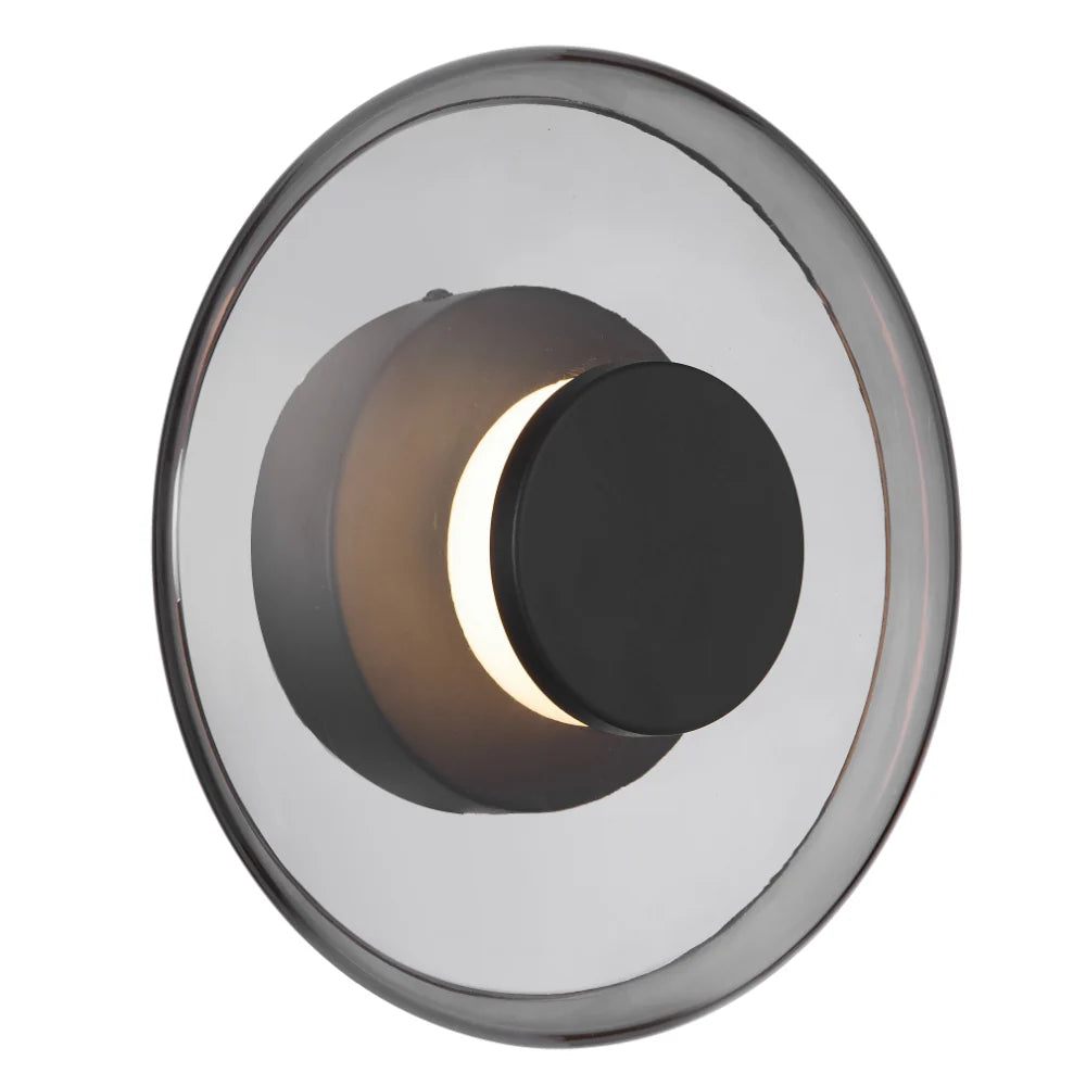 AMITY WALL LIGHT Smoke WALL LIGHT