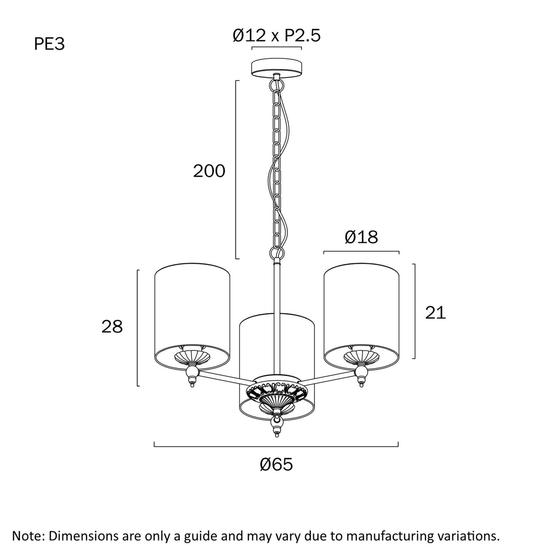 ARGOS 3 LIGHT PENDANT Pendant