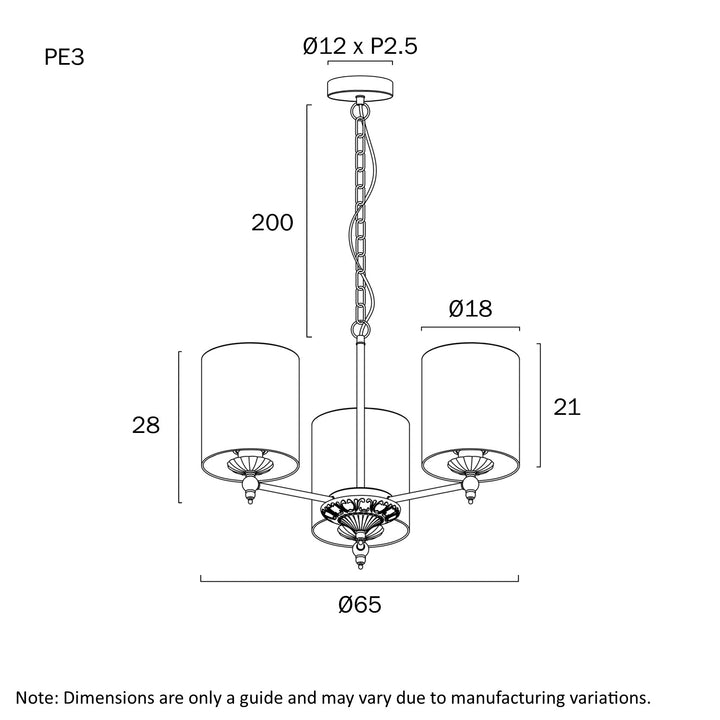 ARGOS 3 LIGHT PENDANT Pendant