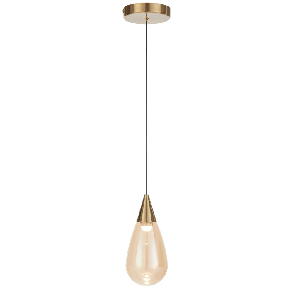 ATICO 1 LIGHT PENDANT Champagne Pendant