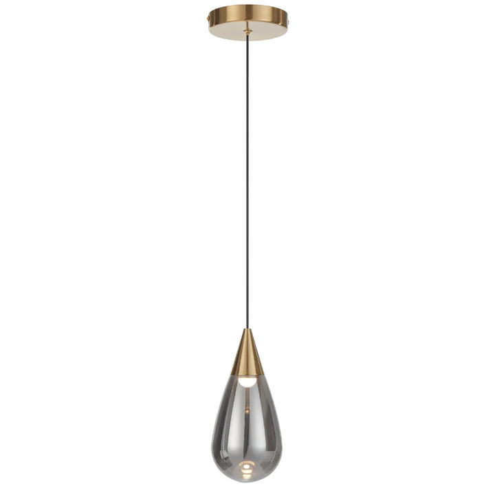 ATICO 1 LIGHT PENDANT Smoke Pendant