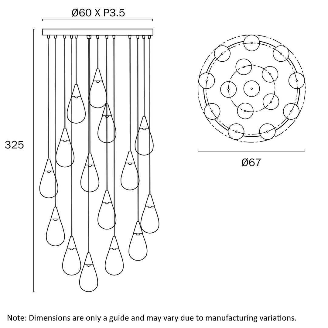 ATICO 15 LIGHT PENDANT Pendant