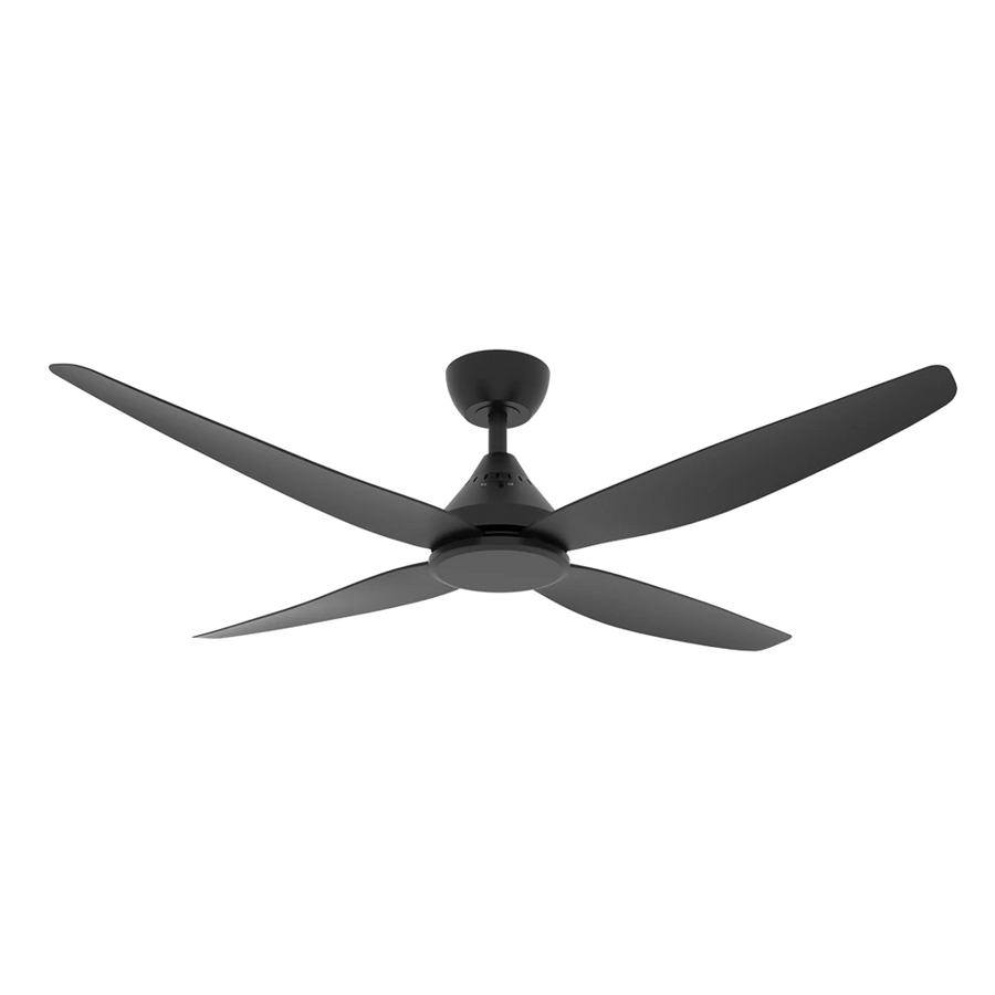 AUGUSTA 52 SACF11/52/4 52" (1362mm) 54W AC Ceiling fan, four blades Black Ceiling Fan