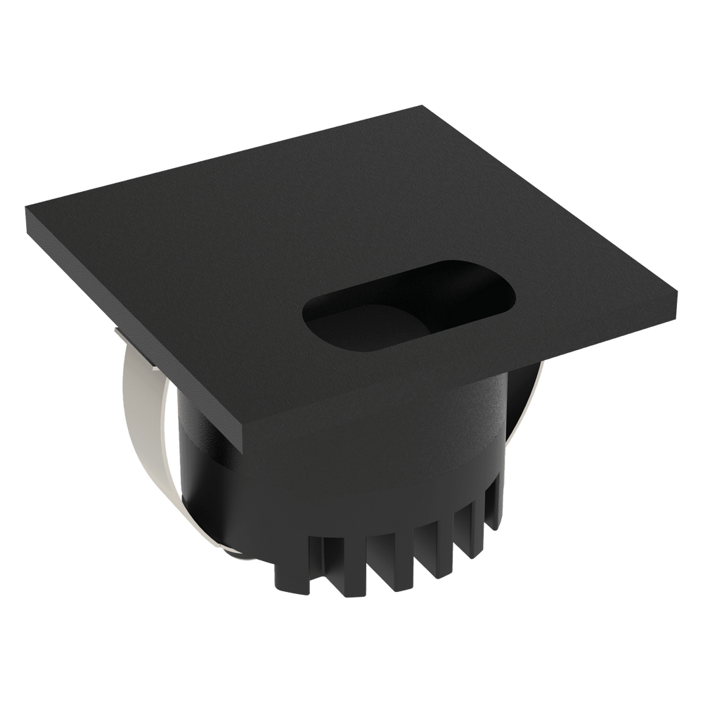 AURA Step Light-Wide Square Black step light