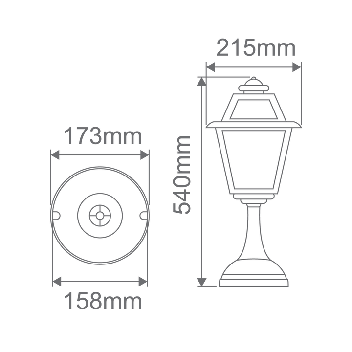 AVIGNON Pillar Mount GT-273 Pillar light