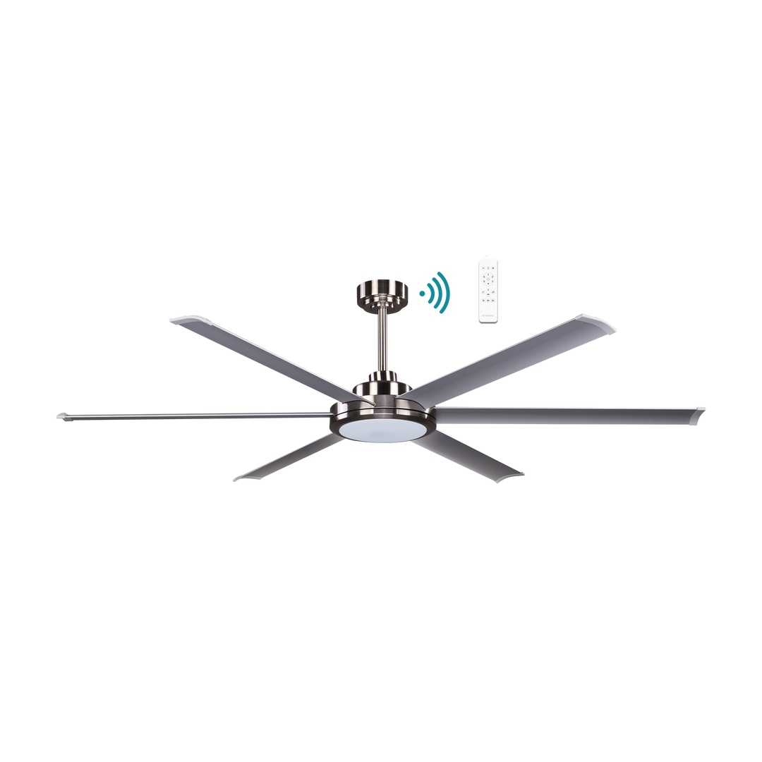 Albatross II DC 65″, 72″or 84″ Smart Ceiling Fan With WIFI Remote Control + LED Light
