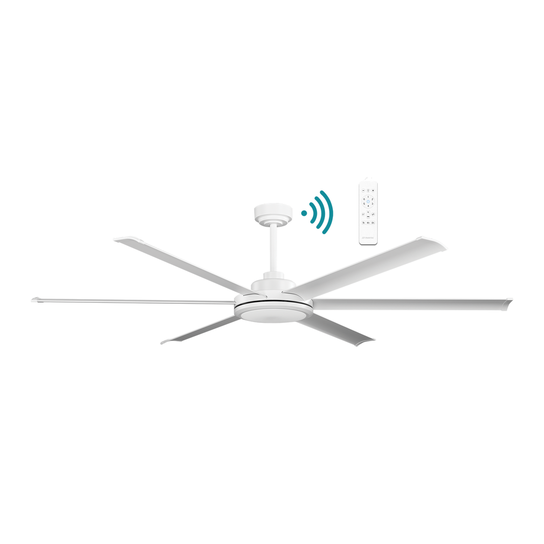 Albatross II DC 65″, 72″or 84″ Smart Ceiling Fan With WIFI Remote Control + LED Light