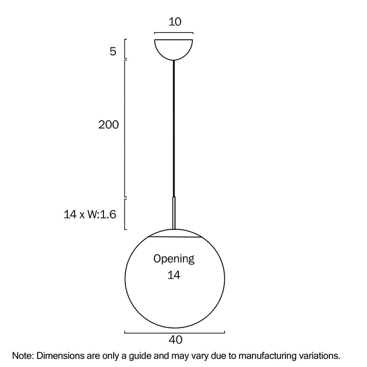 TELBIX BALLY 16 PENDANT