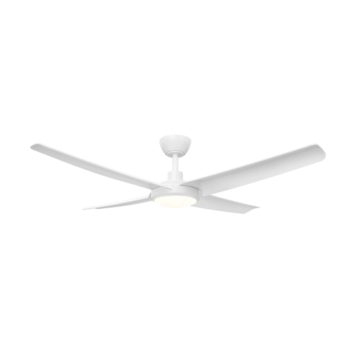 BARDEN 52 + SDCF21/52/4/L WITH LIGHT White Ceiling Fan