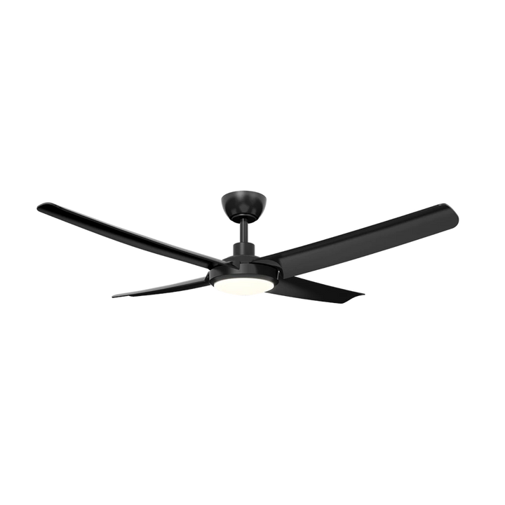 BARDEN 52 + SDCF21/52/4/L WITH LIGHT Black Ceiling Fan
