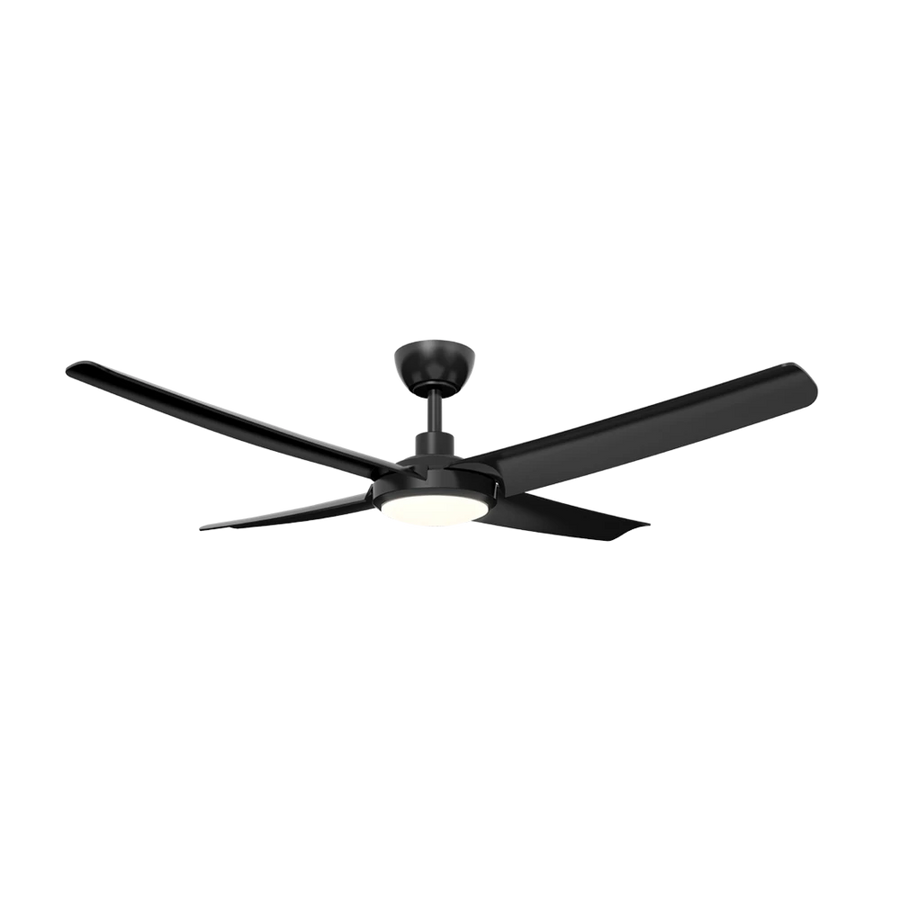 BARDEN 52 + SDCF21/52/4/L WITH LIGHT Black Ceiling Fan