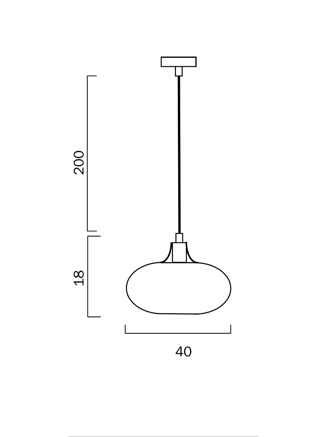 BECK 40 PENDANT