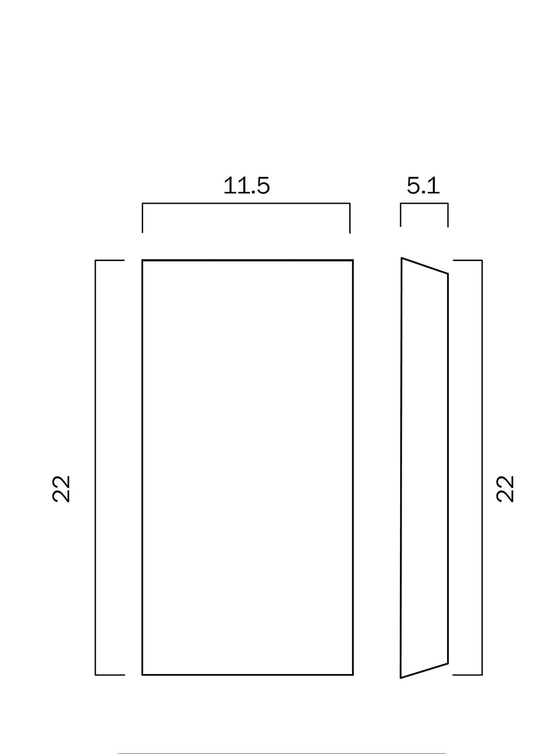 TELBIX BLOC LED 2*4W UP-DOWN WALL LIGHT