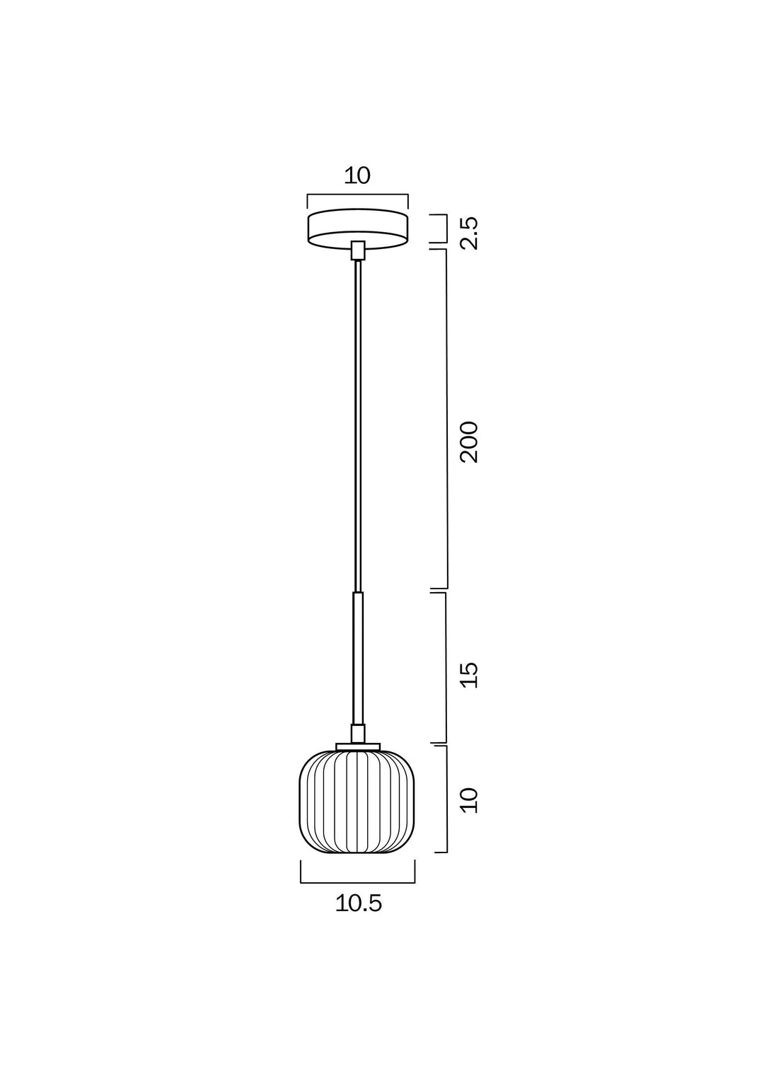 TELBIX BOBO 1 PENDANT