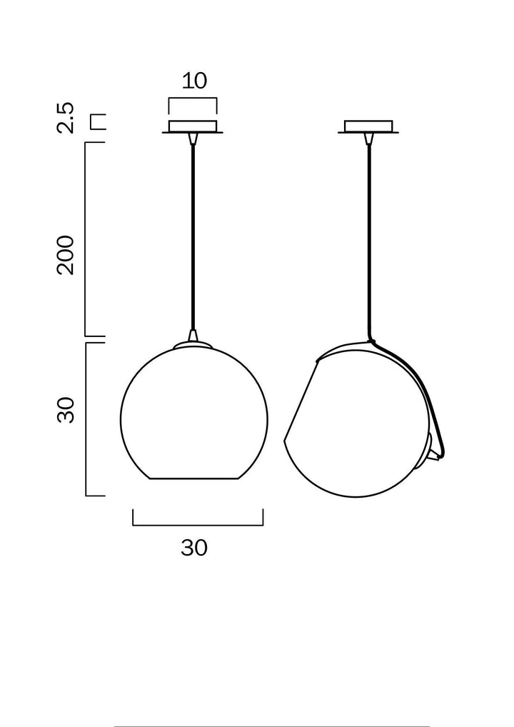 TELBIX BONDI 30 PENDANT