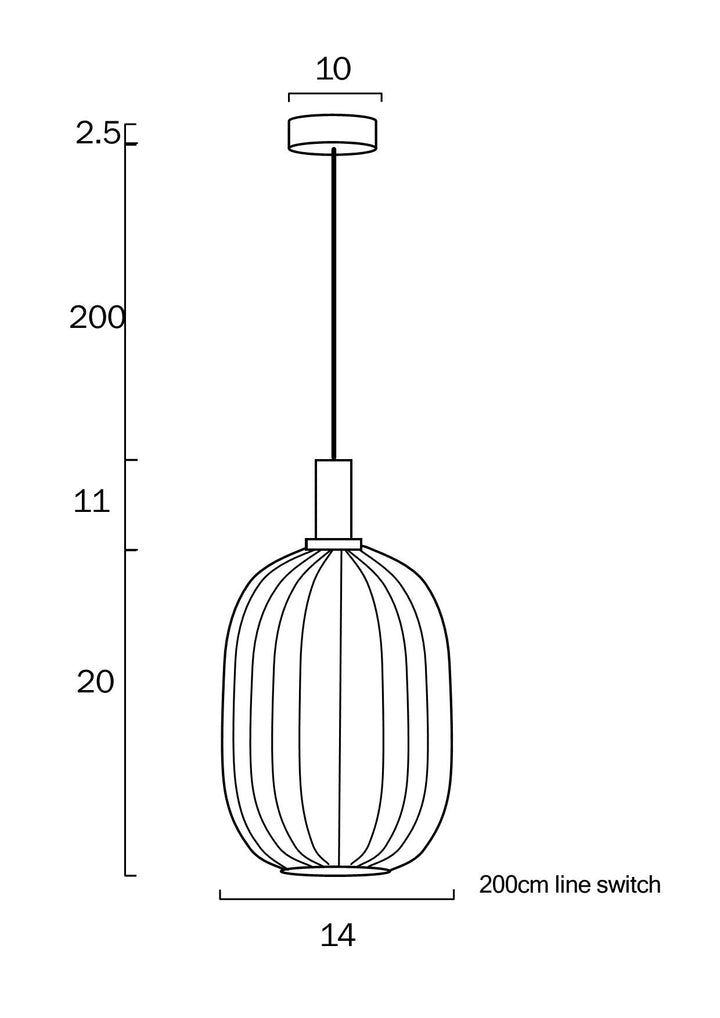 TELBIX BONURA 14 PENDANT