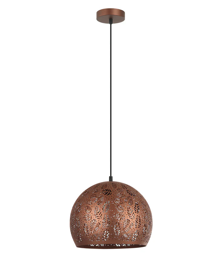 BOTANICA: Bohemian Embossed Dome Shape Pendant Lights