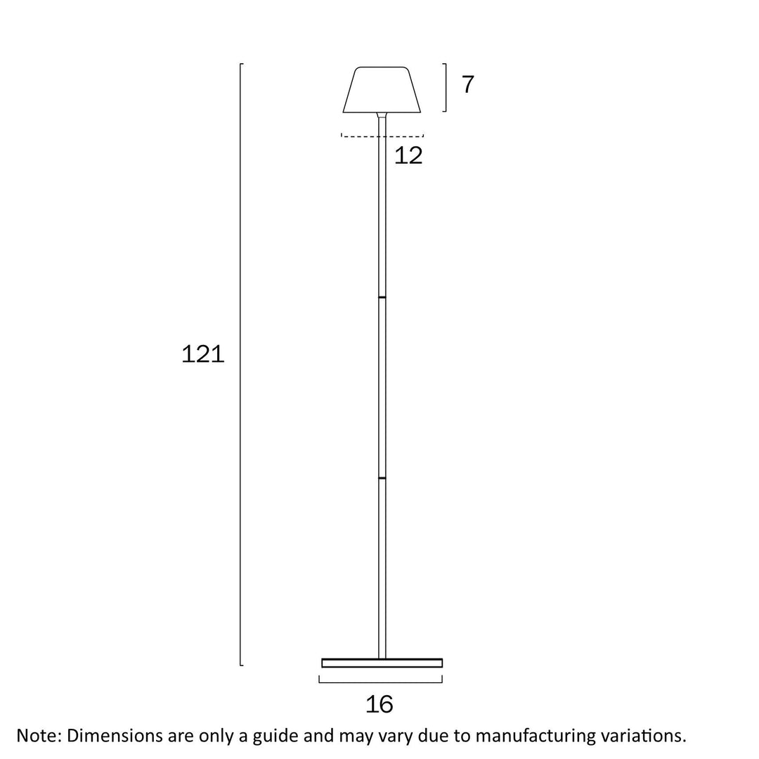 TELBIX BRIANA RECHARGEABLE FLOOR LAMP