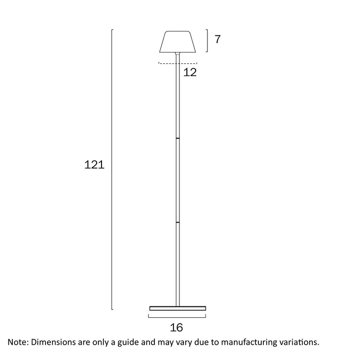 TELBIX BRIANA RECHARGEABLE FLOOR LAMP