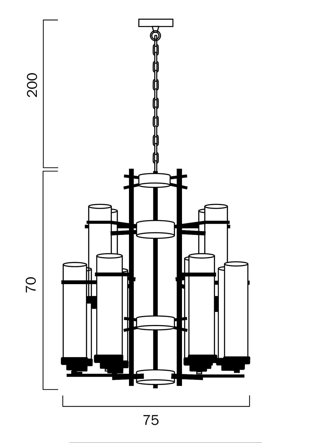 TELBIX BURGESS 12LT PENDANT