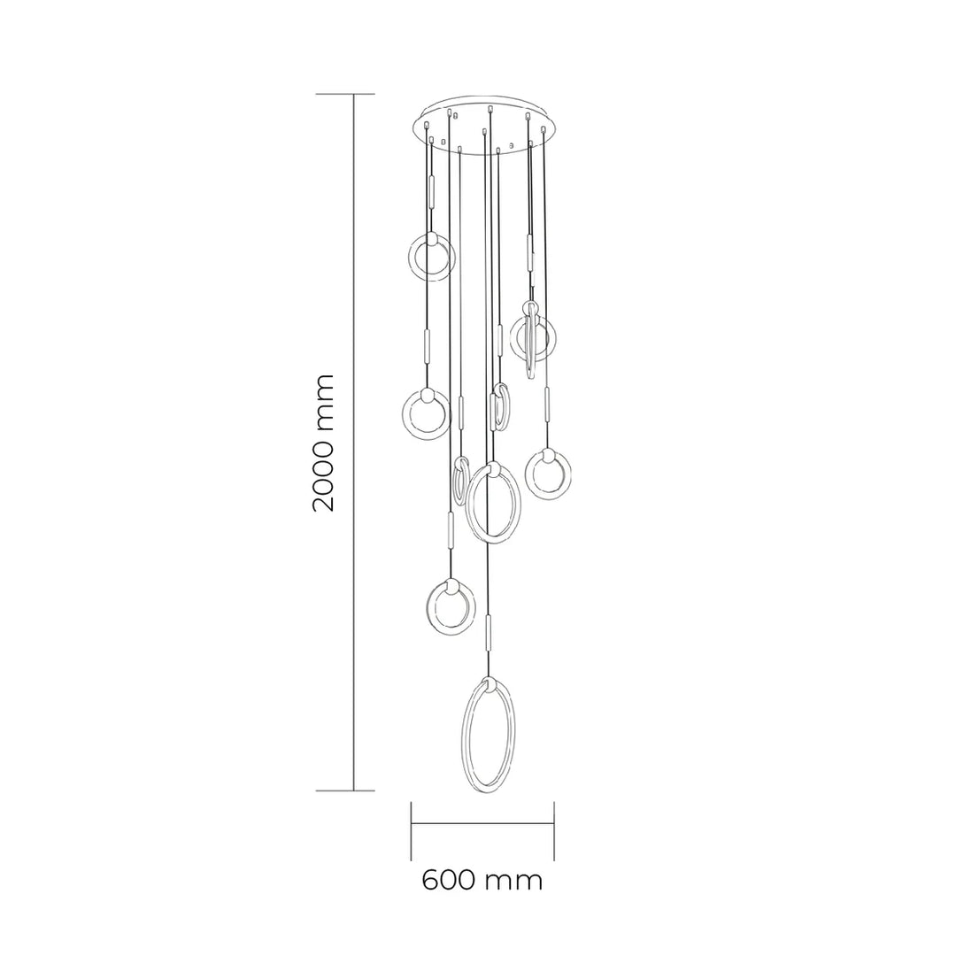 Bastiano 10 Light Pendant Light Pendant