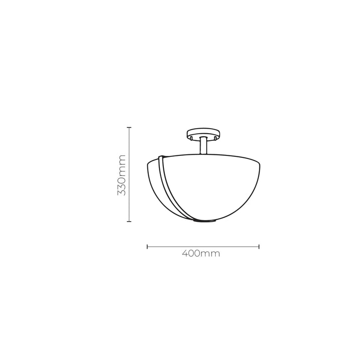 Eclipse Marble Close to Ceiling Ceiling light