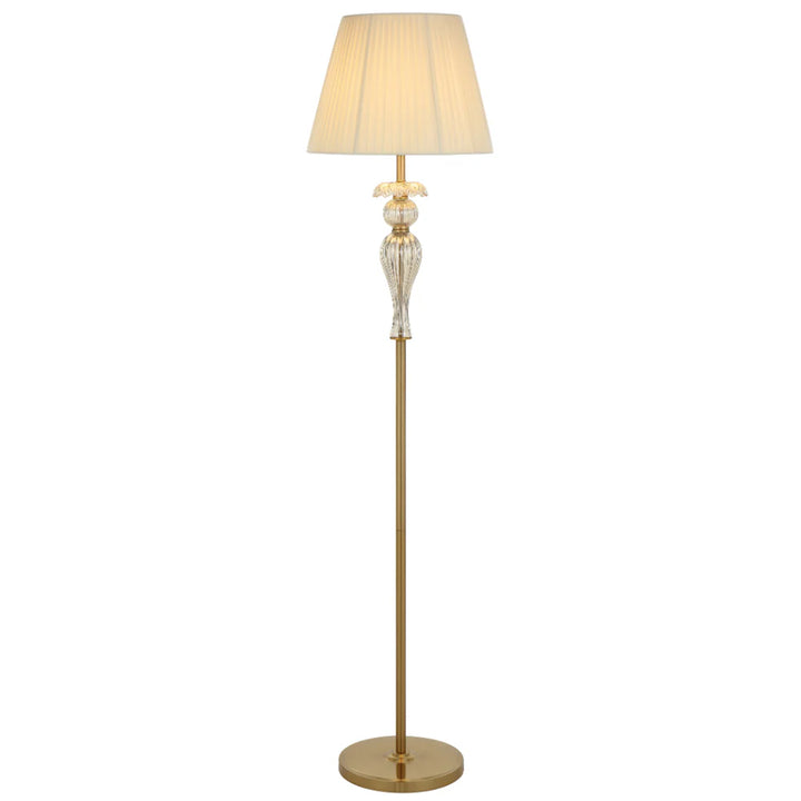 CADIZ FLOOR LAMP Antique Brass Floor Lamp