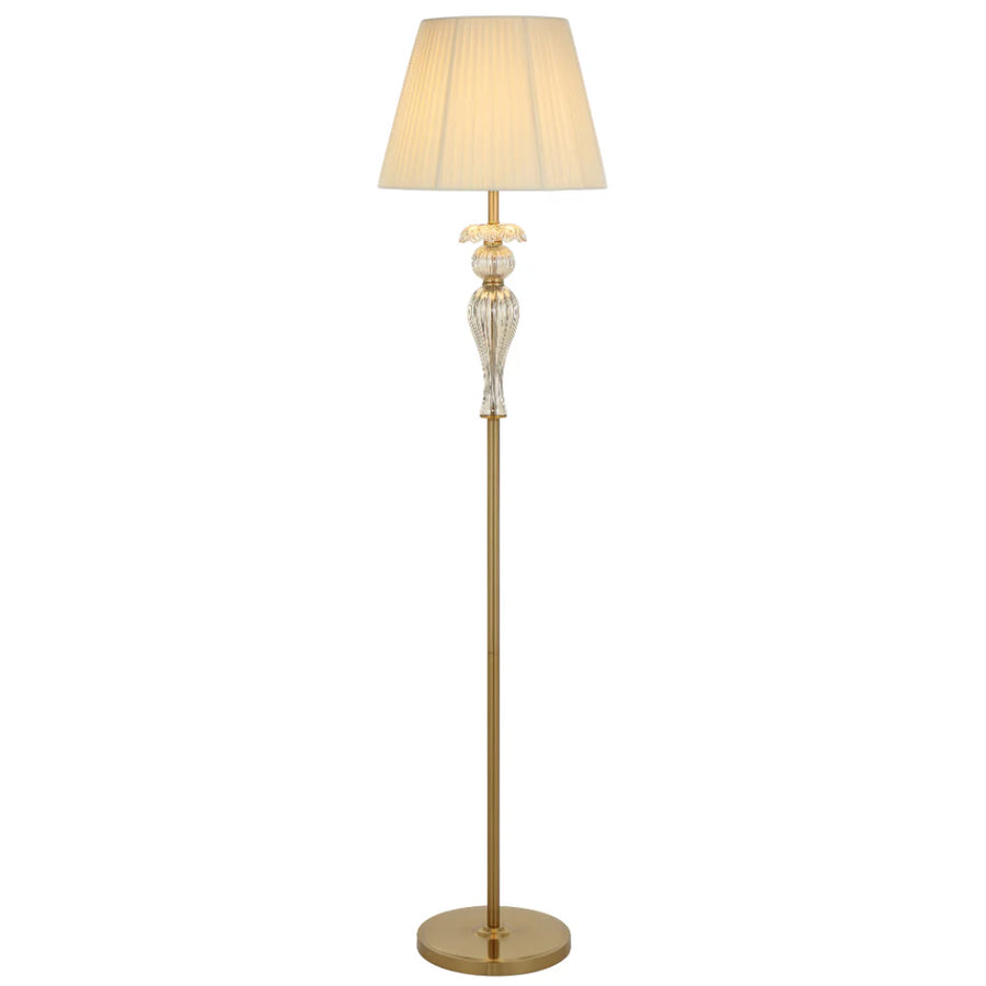 CADIZ FLOOR LAMP Antique Brass Floor Lamp