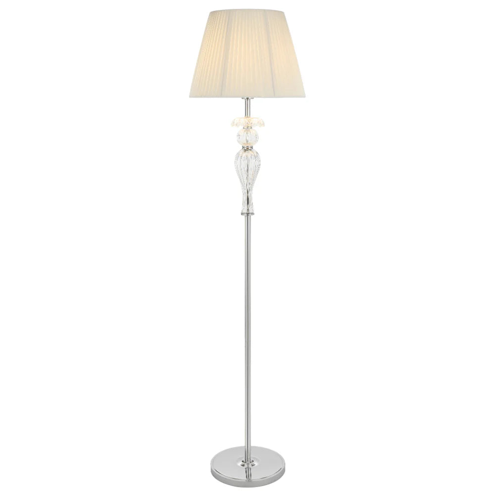 CADIZ FLOOR LAMP Chrome Floor Lamp